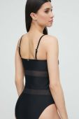 Суцільний купальник Dkny колір чорний злегка ущільнена чашечка (3190405) Суцільний купальник Dkny колір чорний злегка ущільнена чашечка (3190405)