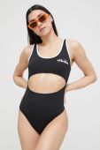 Суцільний купальник Ellesse колір чорний злегка ущільнена чашечка