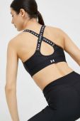 Спортивний бюстгальтер Under Armour Infinity колір чорний однотонний (3055897)