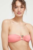 Купальний бюстгальтер Trussardi колір рожевий злегка ущільнена чашечка