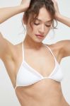 Купальний бюстгальтер Trussardi колір білий м'яка чашечка Купальний бюстгальтер Trussardi колір білий м'яка чашечка