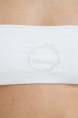 Купальний бюстгальтер Trussardi колір білий злегка ущільнена чашечка (3277115)
