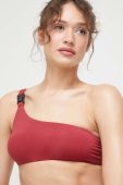 Купальний бюстгальтер Trussardi колір бордовий злегка ущільнена чашечка (3277144)