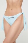 Купальні труси Karl Lagerfeld колір блакитний Купальні труси Karl Lagerfeld колір блакитний