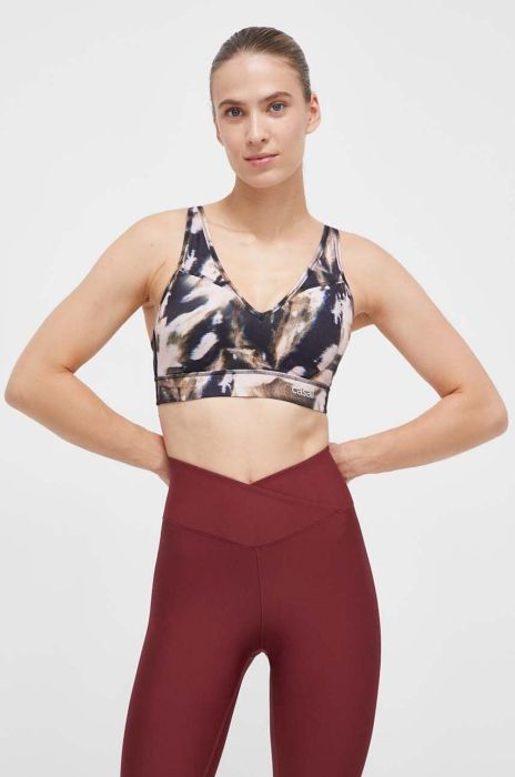 Спортивний бюстгальтер Casall колір чорний візерунок (3566557) Спортивний бюстгальтер Casall колір чорний візерунок (3566557)