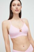 Купальний бюстгальтер Casall колір рожевий злегка ущільнена чашечка