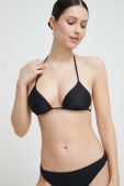 Купальний бюстгальтер Volcom колір чорний злегка ущільнена чашечка (3254128)