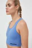 Спортивний бюстгальтер Hummel Tif однотонний колір блакитний