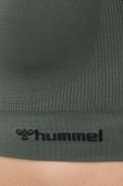 Спортивний бюстгальтер Hummel Tif колір зелений однотонний (3480064)