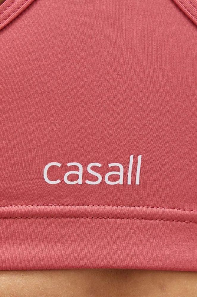 Спортивний бюстгальтер Casall колір рожевий візерунок (3566583) фото 6
