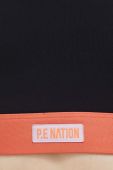 Спортивний бюстгальтер P.E Nation Oakmont колір чорний візерунок Спортивний бюстгальтер P.E Nation Oakmont колір чорний візерунок