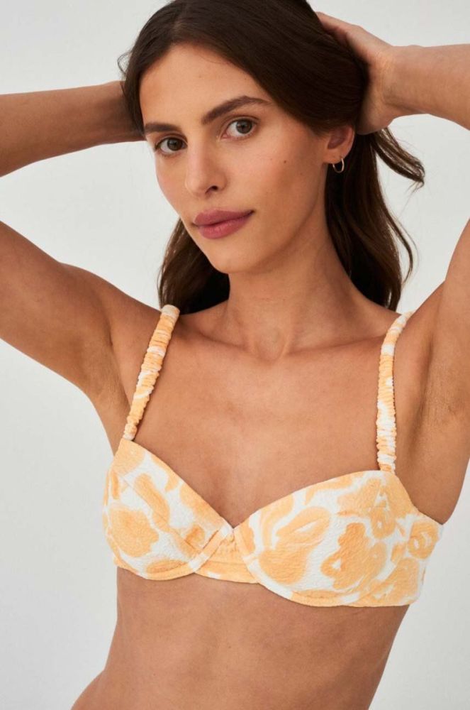 Купальний бюстгальтер Undress Code Olympia колір жовтий фото 2