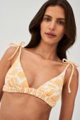 Купальний бюстгальтер Undress Code колір жовтий м'яка чашечка