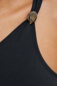 Суцільний купальник Kurt Geiger London колір чорний злегка ущільнена чашечка (3306672)