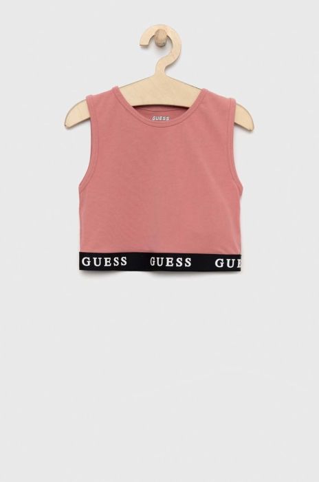 Дитячий топ Guess колір рожевий (3067840) Дитячий топ Guess колір рожевий (3067840)