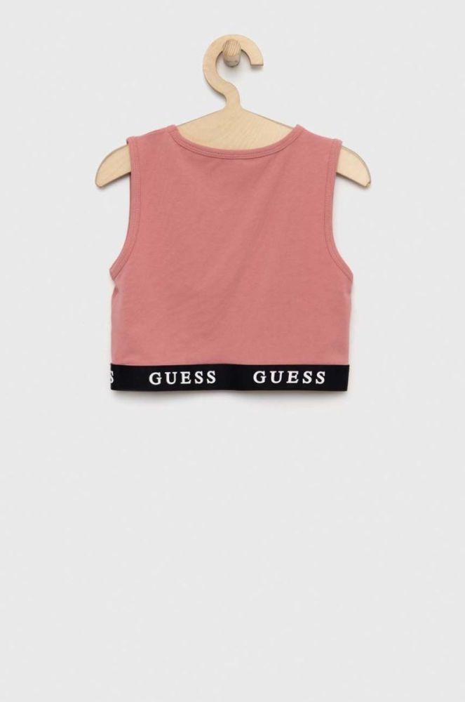 Дитячий топ Guess колір рожевий (3067840) фото 2