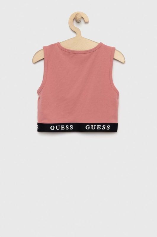 Дитячий топ Guess колір рожевий (3067840) фото 2
