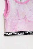 Дитячий спортивний бюстгальтер Guess колір рожевий