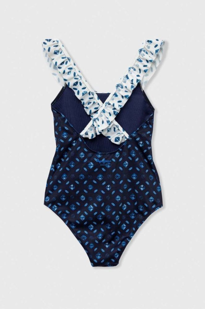 Суцільний дитячий купальник Pepe Jeans колір синій фото 2