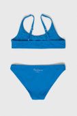 Роздільний дитячий купальник Pepe Jeans Mauricia колір блакитний