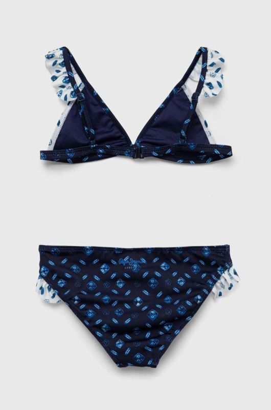 Роздільний дитячий купальник Pepe Jeans колір синій (3294840) фото 2
