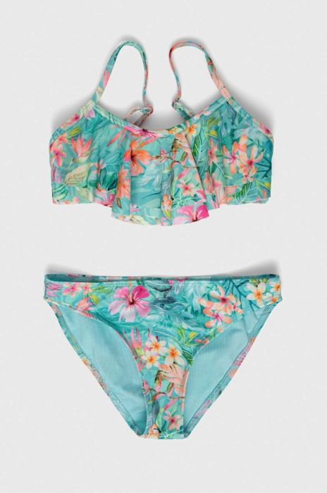 Роздільний дитячий купальник Pepe Jeans Mur колір бірюзовий