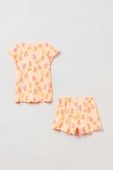 Дитяча бавовняна піжама OVS колір помаранчевий візерунок