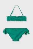 Роздільний дитячий купальник Guess колір зелений