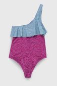 Суцільний дитячий купальник United Colors of Benetton колір фіолетовий (3282295)