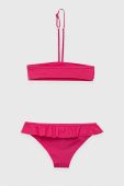 Роздільний купальник United Colors of Benetton колір рожевий