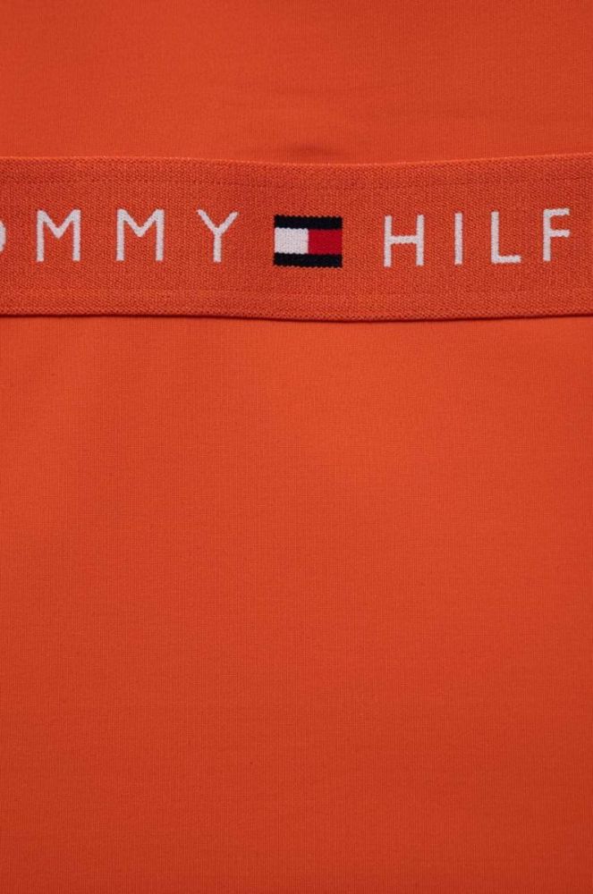Суцільний дитячий купальник Tommy Hilfiger колір помаранчевий фото 3