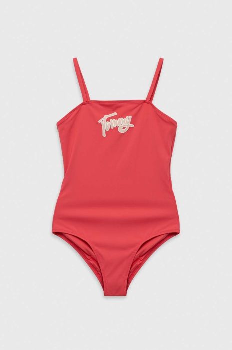 Суцільний дитячий купальник Tommy Hilfiger колір рожевий (3202254)