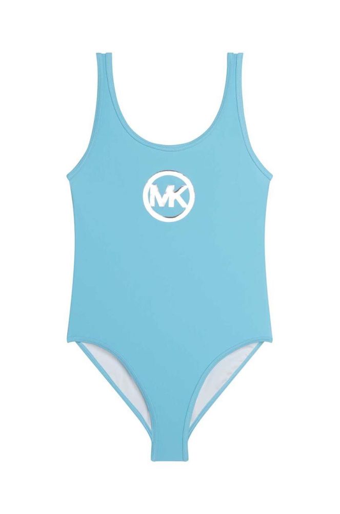 Суцільний дитячий купальник Michael Kors колір бірюзовий (3206650)