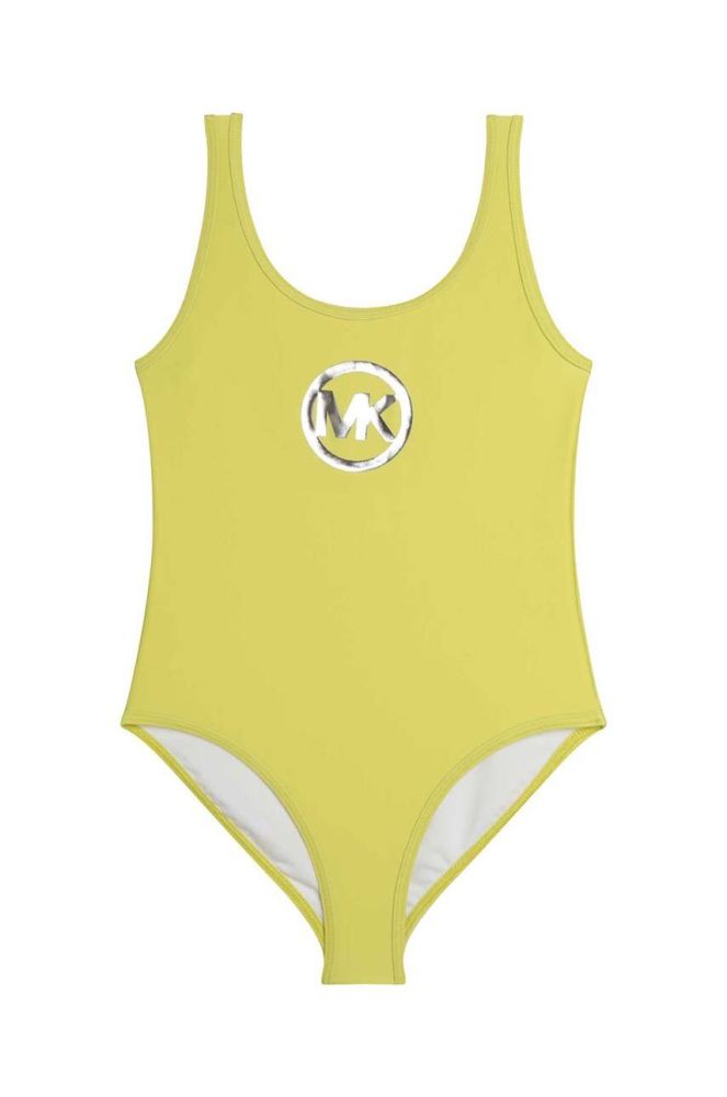 Суцільний дитячий купальник Michael Kors колір жовтий (3206663)