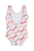 Суцільний дитячий купальник Kenzo Kids колір білий