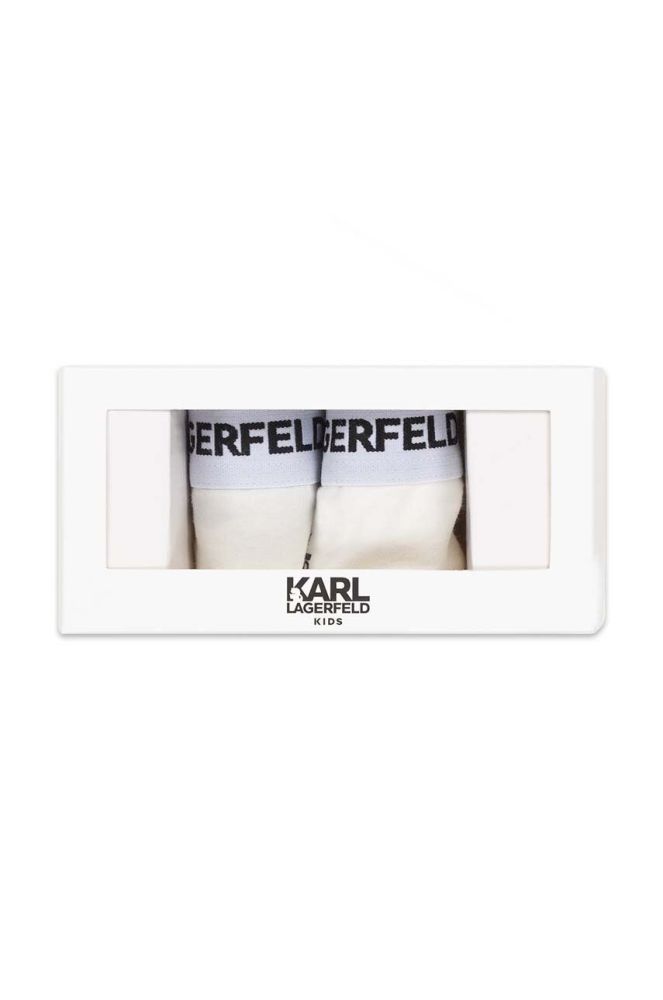 Дитячі труси Karl Lagerfeld 2-pack колір білий (3098555)
