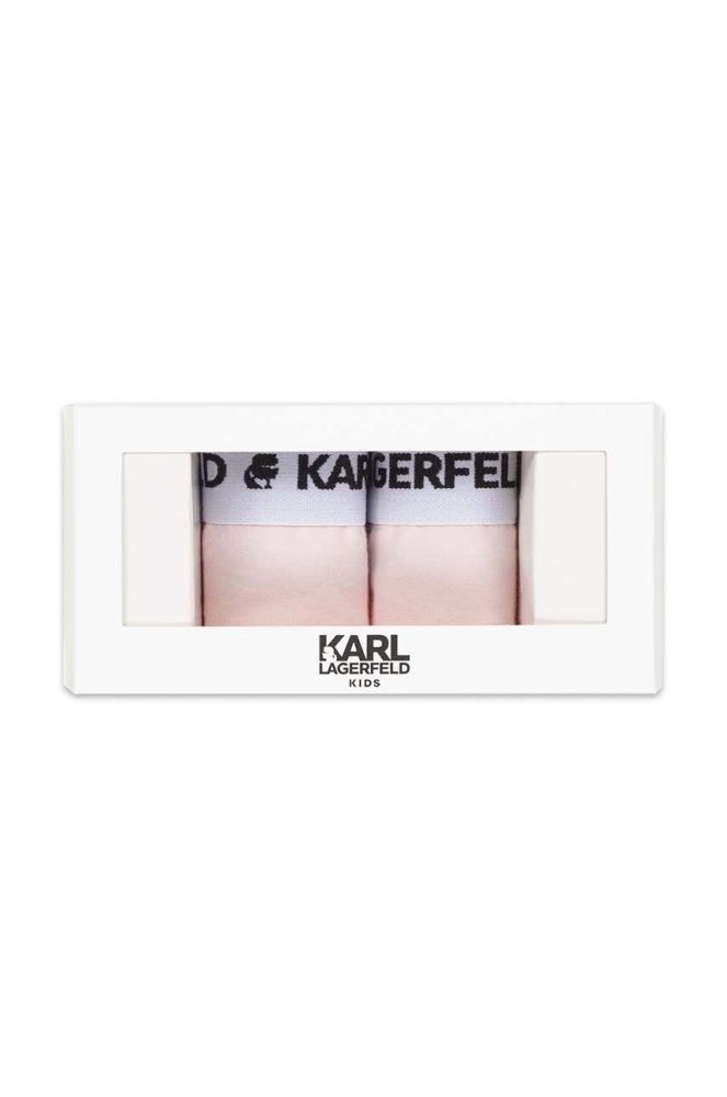 Дитячі труси Karl Lagerfeld 2-pack колір рожевий (3098560)