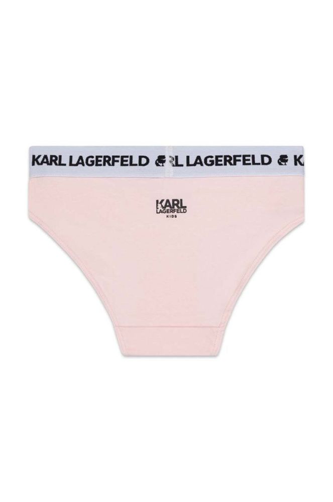 Дитячі труси Karl Lagerfeld 2-pack колір рожевий (3098560) фото 3