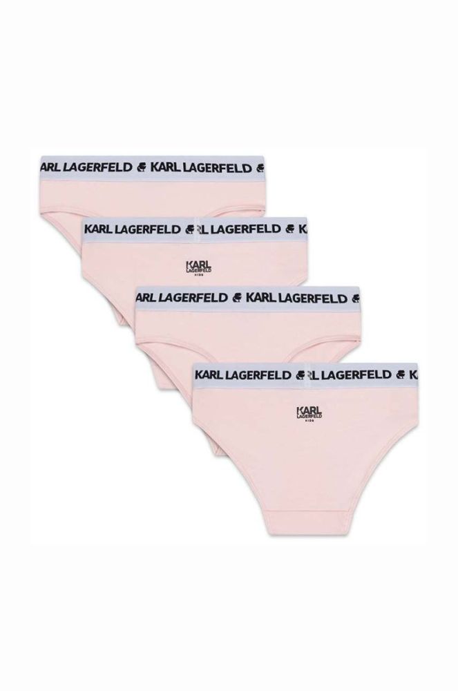 Дитячі труси Karl Lagerfeld 2-pack колір рожевий (3098560) фото 4
