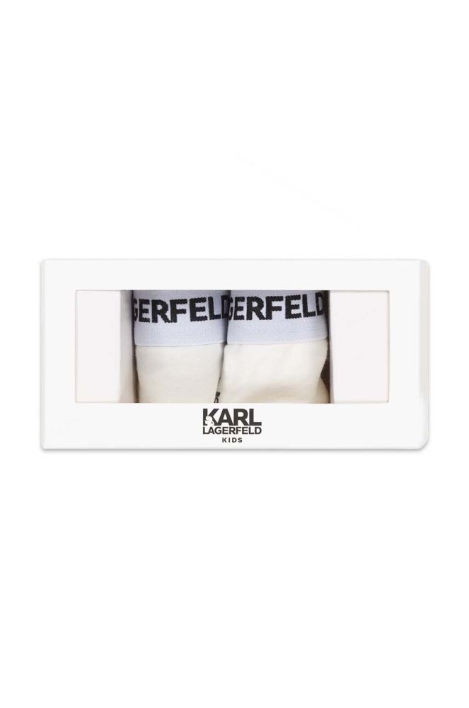 Дитячі труси Karl Lagerfeld 2-pack колір білий (3098563)