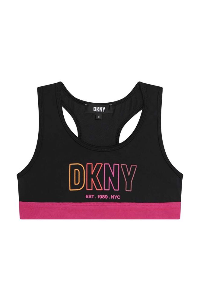 Роздільний дитячий купальник Dkny колір чорний (3102927)