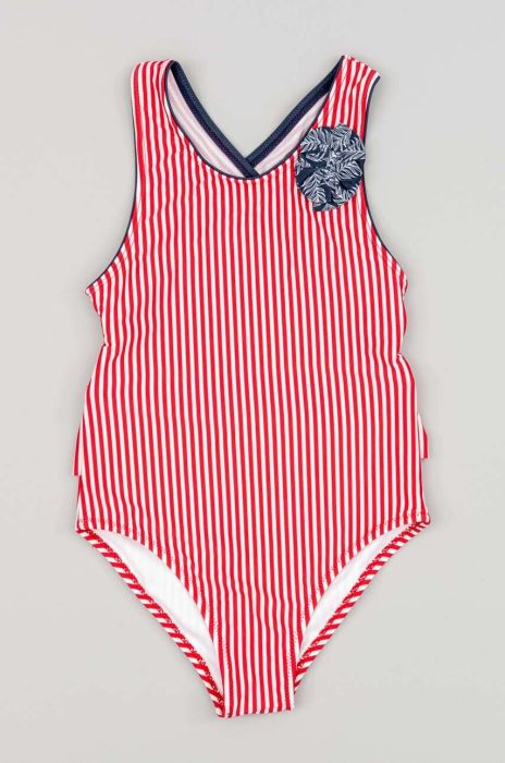 Суцільний дитячий купальник zippy колір червоний