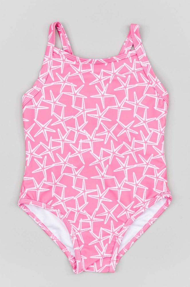 Суцільний дитячий купальник zippy колір рожевий (3158394)