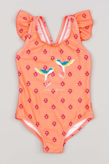 Суцільний дитячий купальник zippy колір рожевий (3152851)