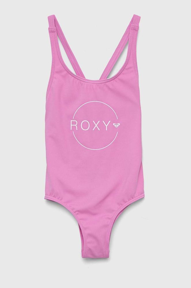 Суцільний дитячий купальник Roxy колір рожевий (3042872)