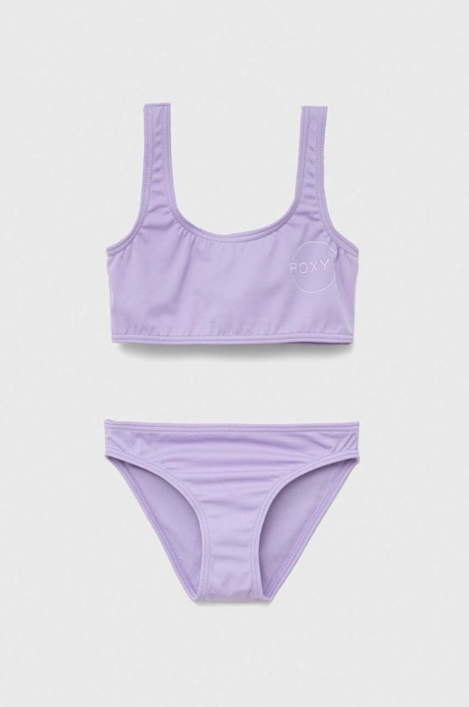 Роздільний дитячий купальник Roxy колір фіолетовий (3115997)