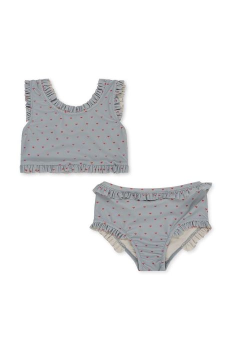 Роздільний дитячий купальник Konges Sl?jd колір блакитний (3051259)