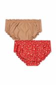 Дитячі купальні труси Konges Sl?jd 2-pack колір червоний (2999631)