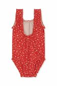 Суцільний дитячий купальник Konges Sl?jd колір червоний (2999652)