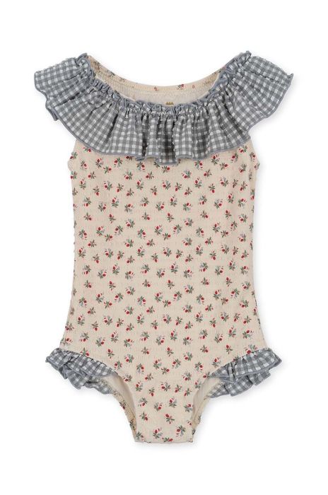 Суцільний дитячий купальник Konges Sl?jd колір блакитний (3303558)